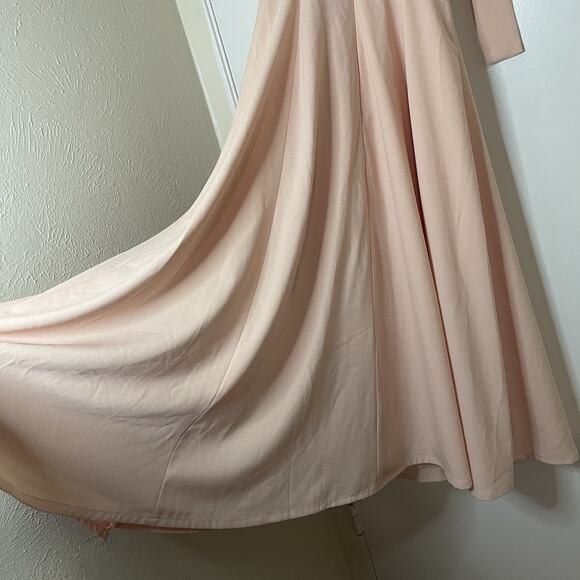 NWOT HOUSE OF CB 'Alicia' Blush Pink Midi Sundress XS - Picture 7 of 9